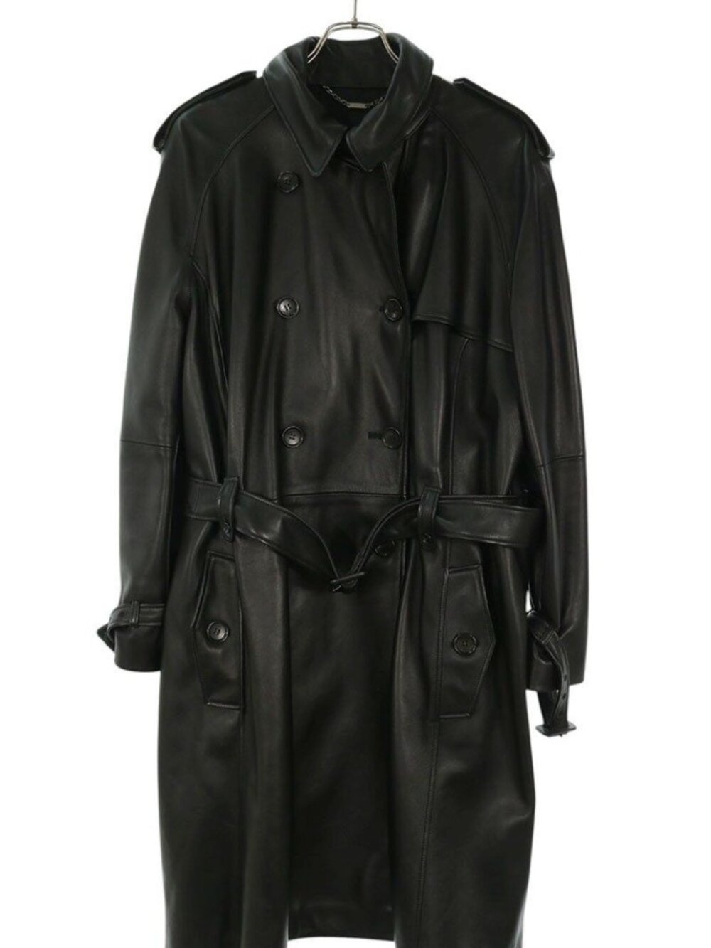 Loewe Leather Long Coat 54